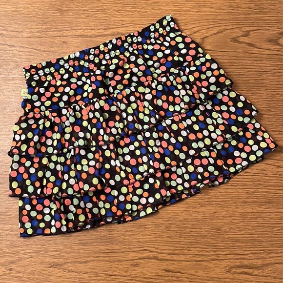 LITTLE MISS MATCHED Girls flouncy, polka dot mini skirt size 12 - Picture 3 of 5